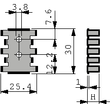 FK 210/SA-CB, Heat Sink SOT-32 / TO-220, Fischer Elektronik