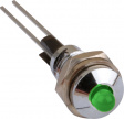 2663.8081 Индикат.лампа: LED; выпуклый; зеленый; Oотв: O6мм; латунь; OLED:3мм