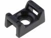 FTH-13S-01 BLACK Держатель стяжки; черный; 15,2x9,7мм