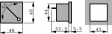 48DA,4A DC Аналоговые дисплей 48 x 48 mm 4 ADC