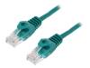 CP1045U Patch cord; U/UTP; 5e; многопров; CCA; ПВХ; зеленый; 1,5м