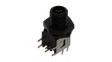 1200700244 Micro-Change (M12) PCB Mounting Receptacle 5 Poles Male 90° Angle