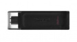 DT70/32GB USB Stick, DataTraveler 70, 32GB, USB 3.2, Black