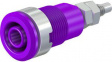 49.7043-26 Safety Socket diam.4mm Violet 32A 1kV Nickel-Plated