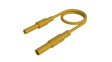 934044103 Test Lead, Nickel-Plated Brass, 250mm, Yellow