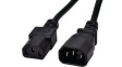 RND 465-00912 Mains Cable IEC 60320 C14 - IEC 60320 C13 1.8m Black