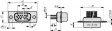 HD-D15PY/2-K D-Sub high-density connector 15P