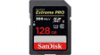SDSDXPK-128G-GN4IN Карта памяти; Extreme Pro; SD XC; 128ГБ; Считывание:300МБ/с