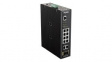 DIS-200G-12PS Industrial PoE+ Gigabit Managed Switch, 3x RJ45, 8x PoE, 2x SFP, 260W, 54VDC