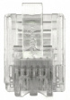 5-641337-3 Вилка; RJ12; PIN:6; Кат:3; позолота; Конфиг.выводов:6p6c; 28?26AWG