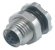 09-3106-81-03, Panel-mount socket Pole no. 3, Binder