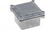 RND 455-00585 Sealed Metal Enclosure, Natural Aluminum, 96.2 x 96.2 x 67 mm, Aluminium Alloy /