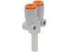 KQ2U10-99A, Тройник; быстроразъемный; -1?10бар; Мат-л: полипропилен, SMC PNEUMATICS