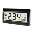 DPM962-TW На панель; LCD 3,5 цифры 14мм, с подсветкой; Цвет подсв: белый