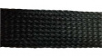 RND 465-00760 Braided Cable Sleeves Black 35 mm