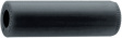 KUN 10 BLACK Coupler diam. 4 mm black