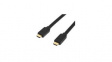HDMMV1M Video Cable, HDMI Plug - HDMI Plug, 3840 x 2160, 1m