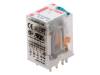 R4N-2314-23-1024-WTL, Реле: электромагнитное; 4PDT; Uобмотки:24ВDC; 6A/250ВAC; 6A/24ВDC, RELPOL