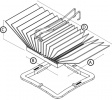 ATS-50210P-C2-R0 Heat sink 21 mm 4.3 K/W blue anodised