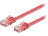 96406 Patch cord; U/UTP; 6; многопров; Cu; ПВХ; красный; Дл.кабеля:1,5м