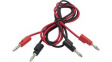 RND 350-00008 Banana Plug Test Lead 900 mm Red + Black