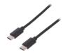 AK-300138-018-S Кабель; USB 2.0; с обеих сторон, вилка USB C; никелированные