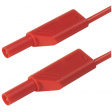 MLS WS 25/1 ROT / RED Safety test lead diam. 4 mm red 25 cm CAT II