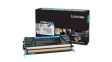 X748H1CG Toner Cartridge, 10000 Sheets, Cyan