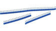 60125 End Sleeves, Blue,  diam. 2.5mm, 400 Pieces
