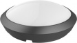4971 LED Dome Ceiling Light 12 W black,Sensor Microwave,840 lm
