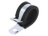 LKD1511 Хомуты; Oпетли: 20,6?22,2мм; W: 13мм; сталь; Материал корпуса: EPDM