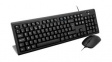 CKU200UK Keyboard and Mouse, 1600dpi, CKU200, UK English, QWERTY, Cable