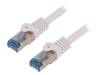 CQ4021S Patch cord; S/FTP; 6a; многопров; Cu; LSZH; белый; 500мм