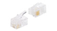 PCF64 Modular Plug, RJ11, 4 Contacts, 6 Positions
