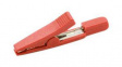 RND 350-00045 Alligator Clip, 2mm, Red 3A