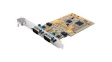 EX-42032IS 2S Serial RS-232/422/485 PCI Card with Surge Protection and Optical Isolation, 2x DB9, PCI-X