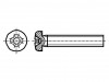 1489100 Винт; M3x6; Головка: цилиндрическая; Phillips; PH2; Норма ISO: 7048