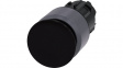 3SU1030-1AA10-0AA0 SIRIUS ACT Mushroom Push-Button front element Metal, matte, black