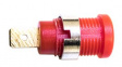 BU-P72913-2 [10 шт] Banana Connector, Socket, Red, 35A, 1kV, Nickel, Pack of 10 pieces
