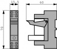 RM21/21 230 VAC Элемент соединителя