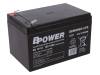 BV 15-12, Аккум: свиноцово-кислотный; 12В; 15Ач; AGM; необслуживаемый; 72Вт, BPOWER
