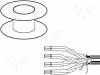 7860NBH, Кабель; F/UTP; 6; однопроволочная жила; Cu; 4x2x24AWG; FRNC; серый, Belden