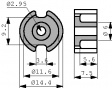 B65937-A-X22 Сердечник PS 14.4 x 7.5 N22