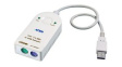 UC100KMA-AT PS/2 - USB Adapter 300mm White