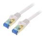 ICEHN Patch cord; S/FTP; 7; многопров; Cu; ПВХ; серый; Дл: 15м; 26AWG