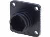 206486-1 Receptacle CPC2 Poles=9, Accepts Male Contacts/Square Flange