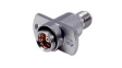 37 BMA-SMA-50-1/1-- UE RF Adapter, Panel Feed-Through, BMA Socket - SMA Socket, 50Ohm