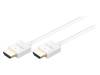55105, Кабель; HDMI 1.4; вилка HDMI, с обеих сторон; 1,5м; белый, Goobay