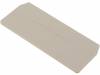 7904100000 ZAP/TW 4/3AN, Концевая планка/перегородка; Назначение: ZDU3/4AN; бежевый, Weidmuller