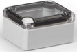 DABP050704T Cubo D 53 x 63 x 36 мм, глухая стенка, прозрачная крышка, ABS, IP 66/67
